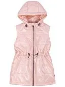 Жилет утепленный для девочки (9м4823 пудровый) Жилет утепленный для девочки (9м4823 пудровый)