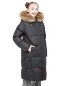 Пальто зимнее для девочки (G870H черный) Пальто зимнее для девочки (G870H черный)