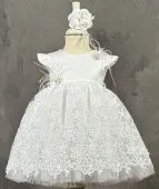 Платье нарядное для девочки (420 krem) Платье нарядное для девочки (420 krem)