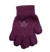 Перчатки для девочки (TGg-120 т.розовый) Перчатки для девочки (TGg-120 т.розовый)