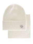 Комплект для девочки (шапка+снуд) (Сентябрина белый) Комплект для девочки (шапка+снуд) (Сентябрина белый)