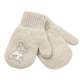 Варежки для девочки (МС-313/13041 бежевый) Варежки для девочки (МС-313/13041 бежевый)